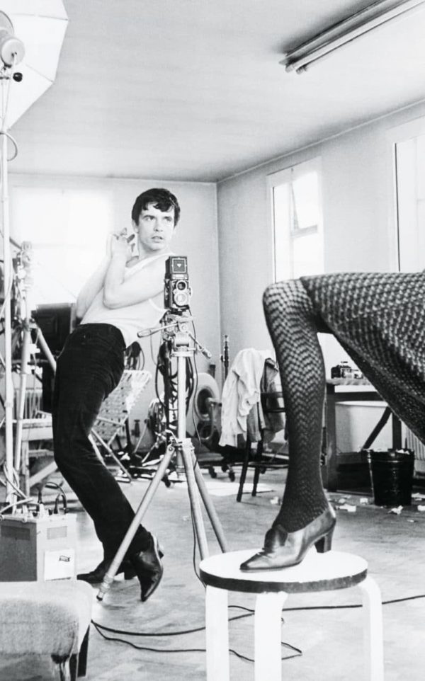 Дэвид Бэйли в своей студии. 1966 год.
